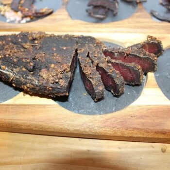 South African Biltong and Droewors BBQ braai snacks