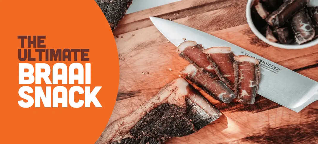 South African Biltong and Droewors BBQ braai snacks