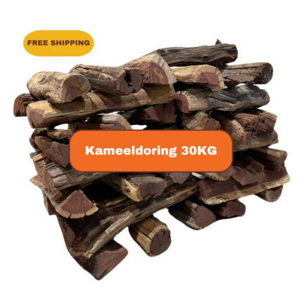 LET'S BRAAI Kameeldoring Braai wood 30kg Namibian Hardwood