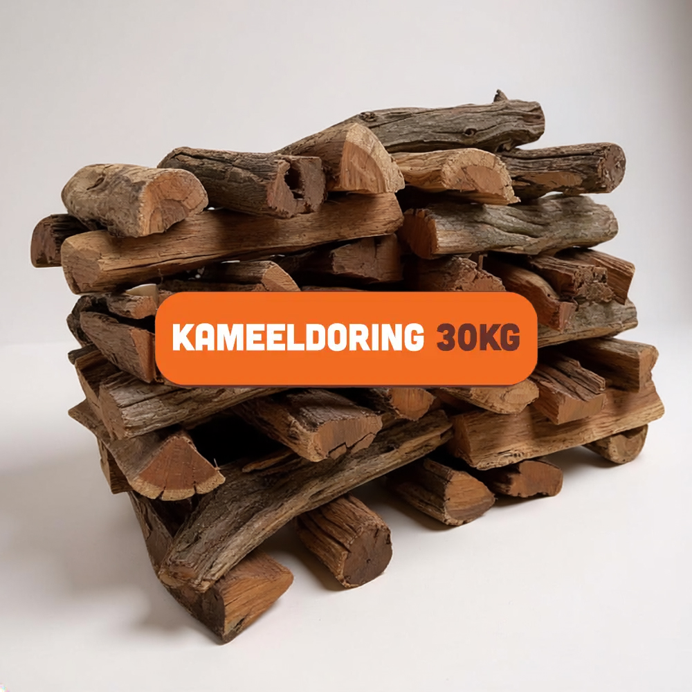 LET'S BRAAI Kameeldoring Braai wood 30kg Namibian Hardwood