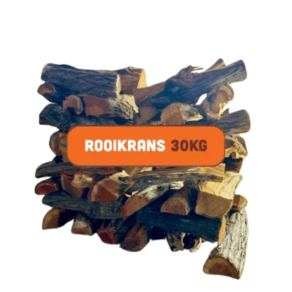 LET'S BRAAI Rooikrans Braai wood 30kg African Hardwood