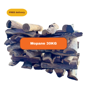 LET'S BRAAI Mopane Braai wood 30kg Namibian Hardwood