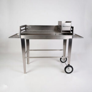 900mm Mobile Braai & Wood Fire BBQ (Stainless Steel)