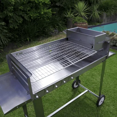 Stainless-Steel-Mobile-Braai-with-Coal-Maker