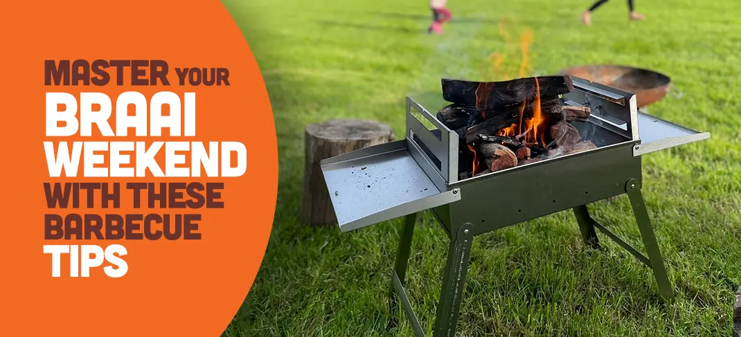 LET'S BRAAI Stainless steel camping braai