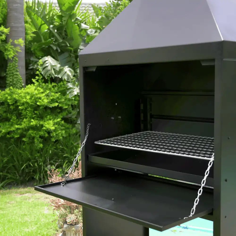 800 Free Standing Braai Mild Steel Wood Fire and Charcoal BBQ