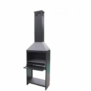 800 Free Standing Braai 0.8m Mild Steel Wood & Charcoal BBQ