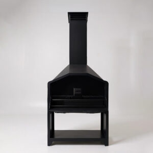 LET'S BRAAI Free Standing Braai - 1.2m Mild Steel Charcoal and Wood Fire BBQ grill