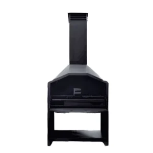 LET'S BRAAI Free Standing Braai - 1.2m Mild Steel Charcoal and Wood Fire BBQ grill